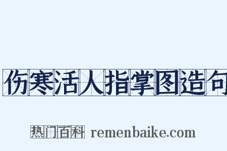 伤寒活人指掌图造句是什么意思的图片
